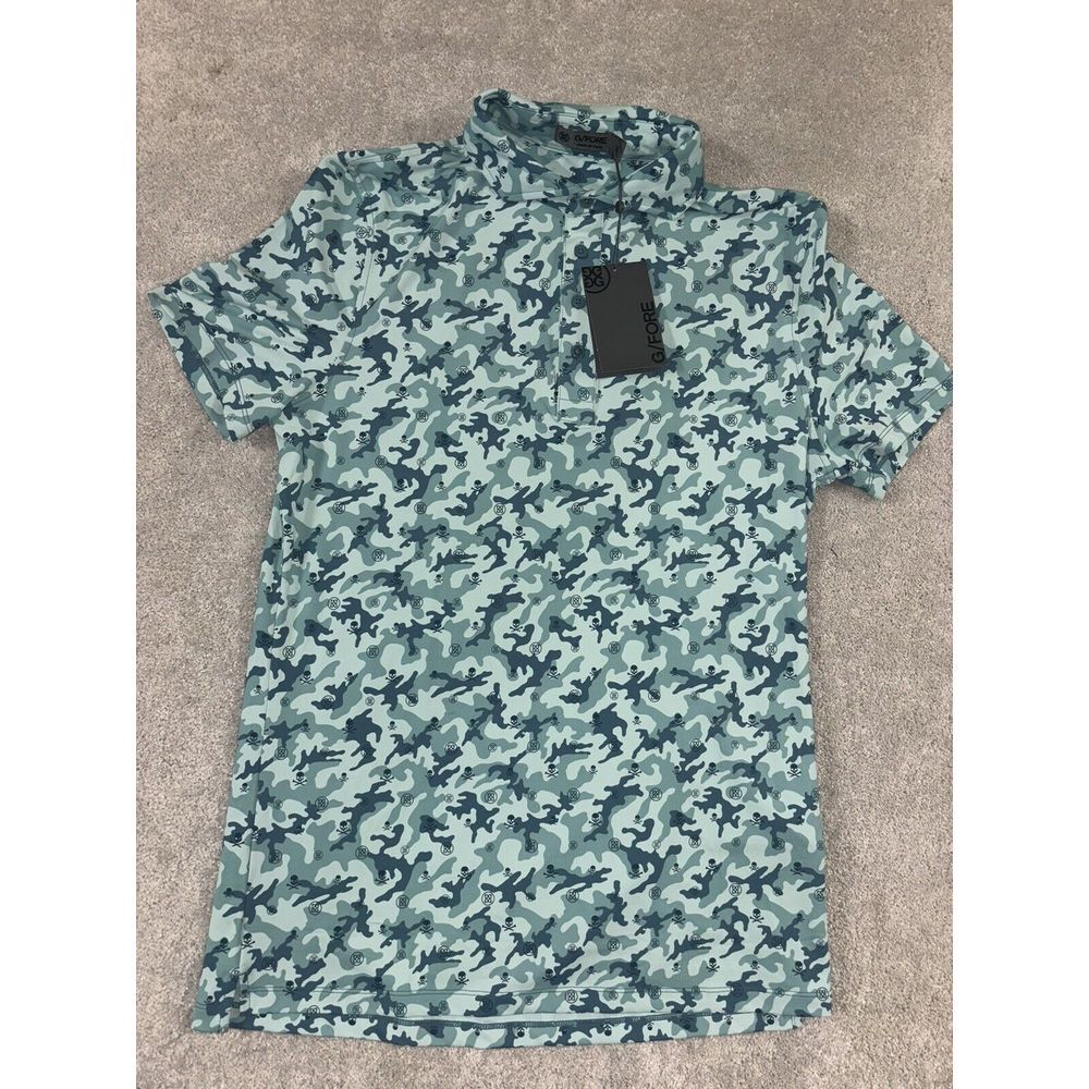 G/FORE Patterned Golf Polo Shirt, S - Picture 4 of 7